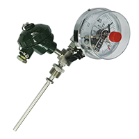WSS-513帶熱電偶/阻溫度變送器的雙金屬溫度計(jì)